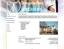 Tablet Screenshot of dichans-chirurgie-euskirchen.de